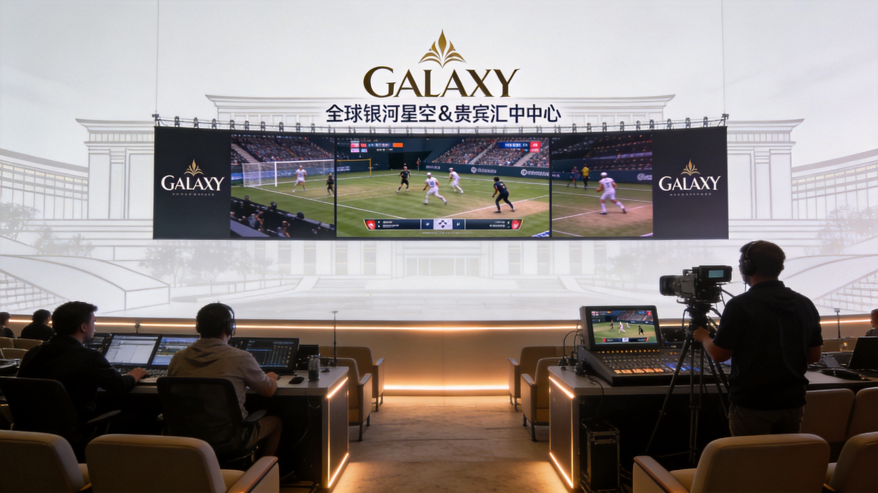 银河贵宾汇galaxy体育赛事现场 高清直播大屏